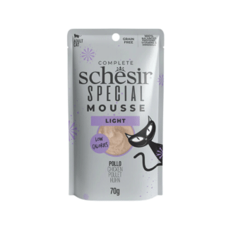 SCHESIR SPECIAL LIGHT CHICKEN IN MOUSSE 70G IN POUCH