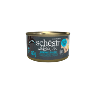 SCHESIR AFTER DARK CHICKEN WITH QUAIL EGG IN PATÉ IN CAN 80G