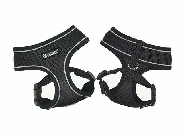 Mesh Harness with Reflective Piping