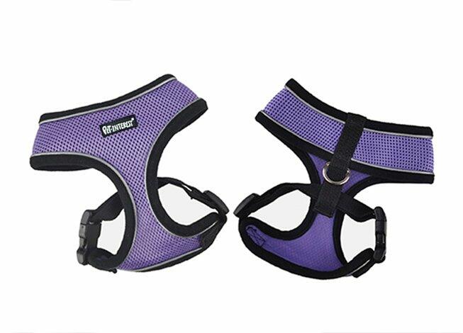 Mesh Harness with Reflective Piping