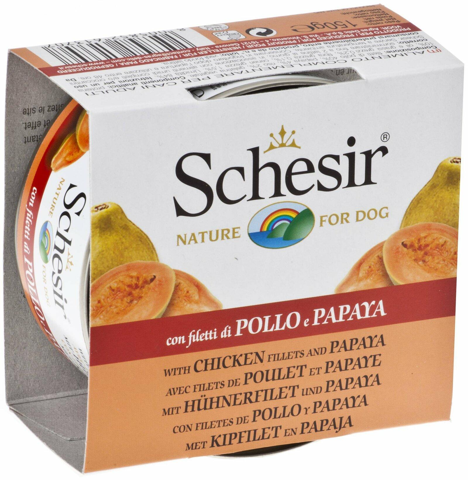 Schesir Chicken With Papaya 150g