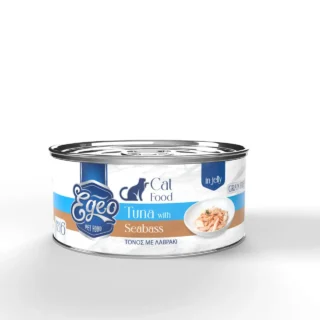 Egeo Cat Adult Wet Food Tuna with Seabas 85g