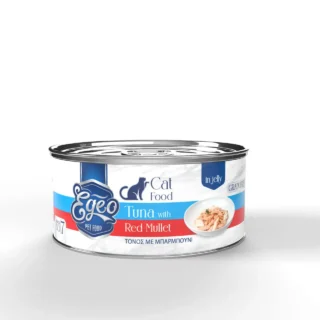 Egeo Cat Adult Wet Food Tuna with Red Mullet in jelly 85g