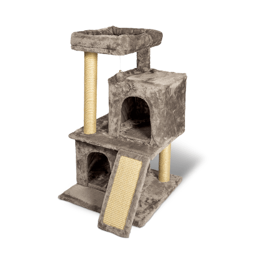 GLEE SCRATCHING POST INTI LIGHT GREY 50x50x85cm