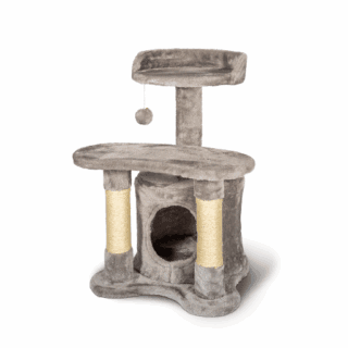 GLEE SCRATCHING POST AURORA LIGHT GREY 40x40x65cm