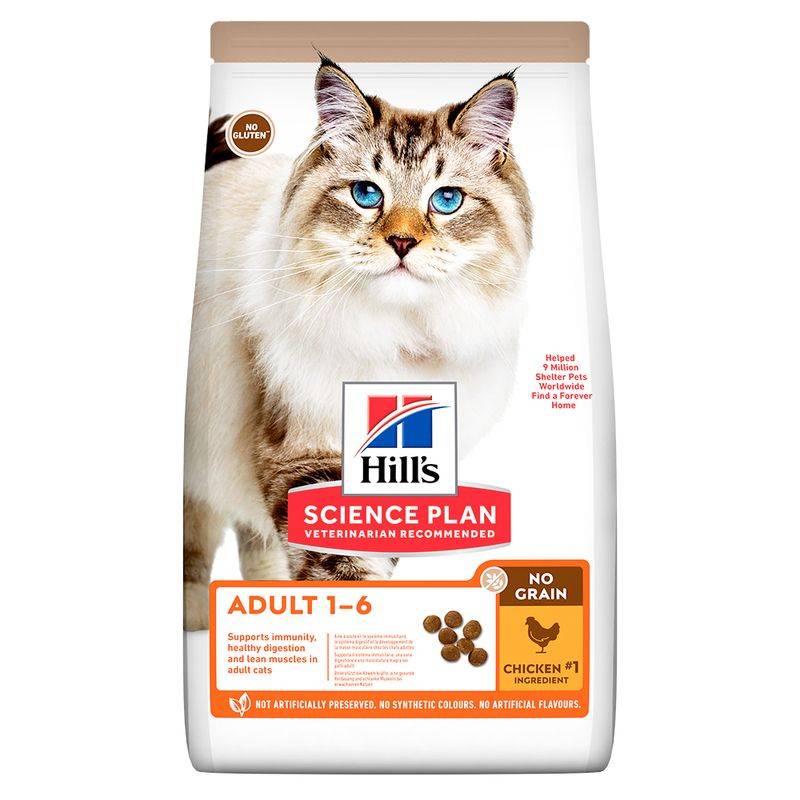 Hill’s Science Plan Adult Cat 1-6 Grain free with Chicken 1.5Kg