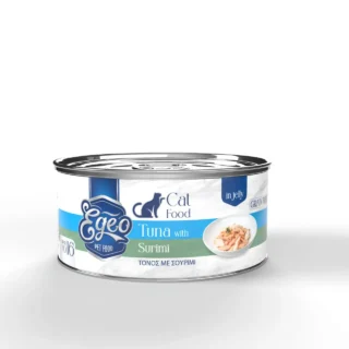 Egeo Cat Adult Wet Food Tuna with Surimi in jelly 85g
