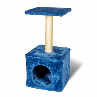 GLEE SCRATCHING POST KALI BLUE 30x30x60cm