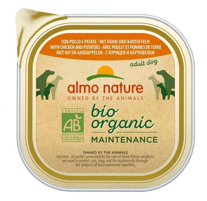 ALMO NATURE – ORGANIC CHICKEN & POTATOES 300g