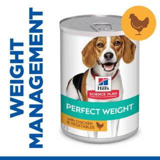 Hill’s Science Plan Adult Dog Perfect Weight Chicken & Vegetables 363g