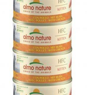 ALMO NATURE – NATURAL MEGA KITTEN CHICKEN 6X70g
