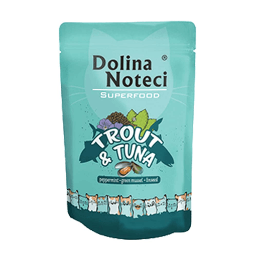 DOLINA NOTECI SUPERFOOD CAT TROUT AND TUNA 85GR