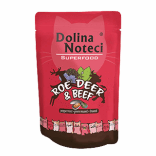 DOLINA NOTECI SUPERFOOD CAT ROE DEER AND BEEF 85GR
