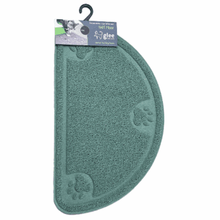GLEE HALF MOON TOILET MAT, OLIVE GREEN, 36X60CM