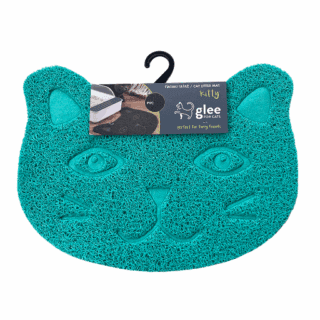 GLEE KITTY TOILET MAT, GREEN, 30X40CM