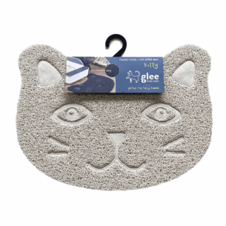 GLEE KITTY TOILET MAT, BEIGE, 30X40CM