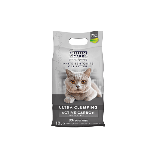 PERFECT CARE CAT LITTER BENTONITE ACTIVE CARBON 10L
