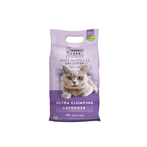 PERFECT CARE CAT LITTER BENTONITE LAVENDER 10L