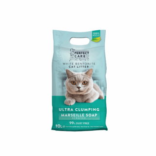 PERFECT CARE CAT LITTER BENTONITE MARSEILLE SOAP 10L