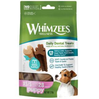 Whimzees Puppy Value Bags XS/S (28pcs/210g)