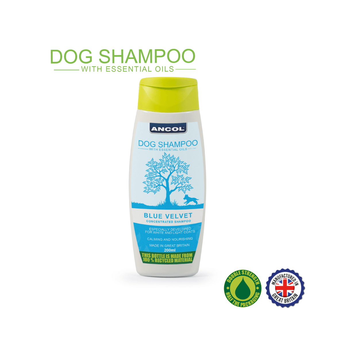 Ancol Dog Shampoo Blue Velvet 200ml