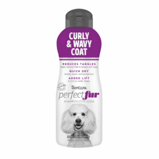 TropiClean Perfect Fur Curly & Wavy Coat Shampoo For Dogs 473ml