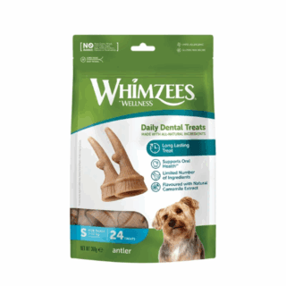 Whimzees Antlers Small (24Pcs/360g)