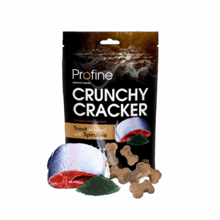 Crunchy Cracker Trout enriched with Spirulina