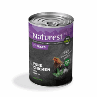 Naturest Mature Sterilised 7 Chicken With Hemp Oil 400g